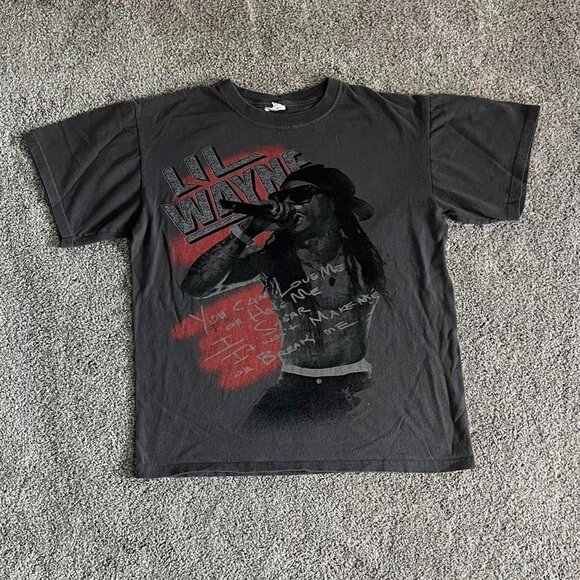 Anvil Men's Black and Grey T-shirt - Picture 1 of 3